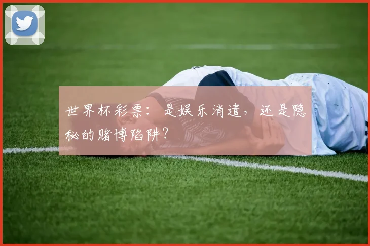 世界杯彩票：是娱乐消遣，还是隐秘的赌博陷阱？