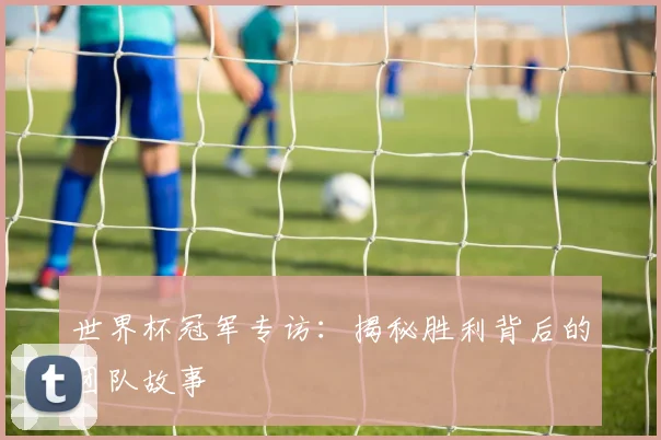 世界杯冠军专访：揭秘胜利背后的团队故事